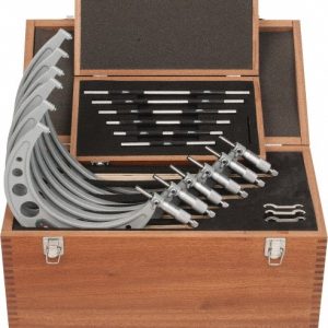 SPI Mechanical Outside Micrometer Set: 6 Pc, 6 to 12" Measurement CMS160622009