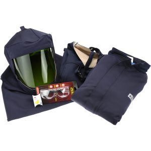 PRO-SAFE Arc Flash Clothing Kit: X-Large, Coat & Bib Overalls AF-KIT-D-XL