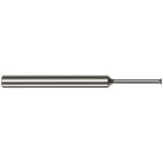 HARVEY TOOL Back Chamfer: 0.04" Dia, 90 &deg;, 0.005" Chamfer, 4 Flutes, Solid Carbide, Burr End 846340