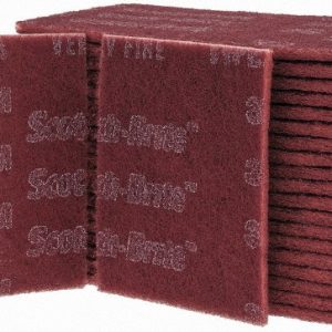 3M Hand Sanding Pad: 6 x 9", Aluminum Oxide, Super Fine Grade, 7100023339