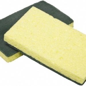 ABILITYONE Pack of (3) 3-1/4" Long x 1/2" Wide x 1" Thick Scouring Sponges 7920015664130