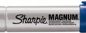 SHARPIE Permanent Marker: Blue, Alcohol Base, Chisel Tip 44003