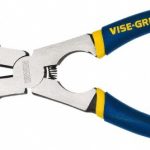 IRWIN 10" OAL, 2-3/4" Jaw Length x 3-1/2 Jaw Width, Side Cutting Welding Pliers 1873303