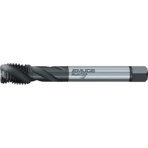 EMUGE Spiral Flute Tap: 7/16-20, UNF, 3 Flute, Modified Bottoming Chamfer, 2B/3B Class of Fit, Cobalt, Oxide Finish CU533200.5046
