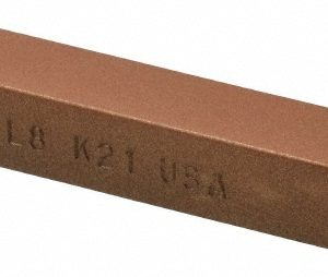 CLAPP & HANEY BRAZED TOOL Single Point Tool Bit: EL-8, 1/2" Shank Width, 1/2" Shank Height, K21 Solid Carbide Tip, Left Hand 43138692