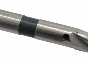 CLEVELAND 17/32" Dia, 1/2" Shank, Dia, 3 Flutes, Straight Shank, Interchangeable Pilot Counterbore C46432