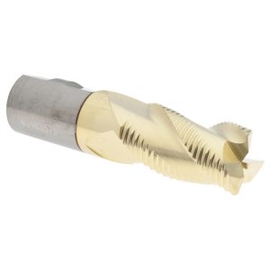 ACCUPRO Roughing End Mill: 1" Dia, 3 Flutes, 0.06" Corner Radius, Chipbreaker, Solid Carbide 43163575