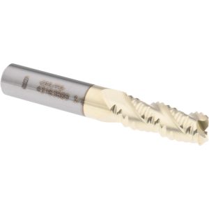 ACCUPRO Corner Radius End Mill: 3/8" Dia, 7/8" LOC, 0.06" Radius, 3 Flutes, Solid Carbide 43163609