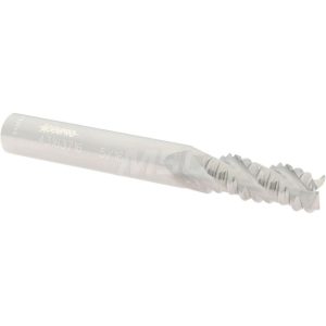ACCUPRO Corner Radius End Mill: 5/16" Dia, 3/4" LOC, 0.045" Radius, 3 Flutes, Solid Carbide 43163716