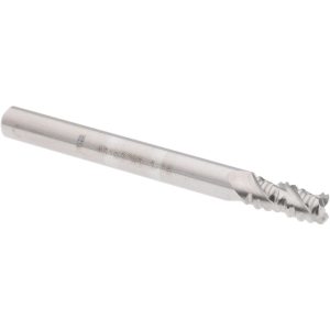 ACCUPRO Corner Radius End Mill: 3/16" Dia, 3/8" LOC, 0.03" Radius, 3 Flutes, Solid Carbide 43163765