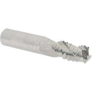 ACCUPRO Corner Radius End Mill: 3/8" Dia, 5/8" LOC, 0.06" Radius, 3 Flutes, Solid Carbide 43163799