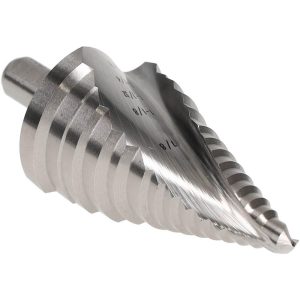 HERTEL Step Drill Bit: 3/8" Shank Dia, Cobalt, 5 Hole Sizes SDD43274588