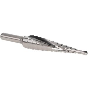 HERTEL Step Drill Bit: 3/8" Shank Dia, Cobalt, 13 Hole Sizes SDD43274620