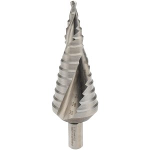 HERTEL Step Drill Bit: 10 mm Shank Dia, High Speed Steel, 14 Hole Sizes SDD43274885
