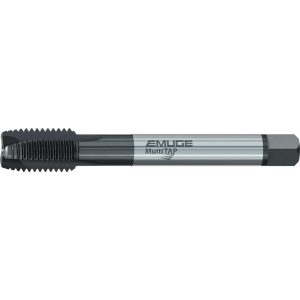 EMUGE Spiral Point Tap: 1/2-20 UNF, 3 Flutes, Plug Chamfer, 2B Class of Fit, HSS-E Cobalt, NT2 Coated CU497300.5047
