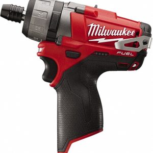 MILWAUKEE TOOL Cordless Screwdriver: 12V, 1/4" Bit Holder, 325 in/lb, 2 Speed 2402-20