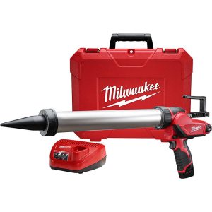 MILWAUKEE TOOL Cordless Caulk & Adhesive Gun: 20 oz, Full Barrel Frame 2442-21