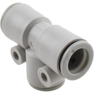 SMC PNEUMATICS Push-to-Connect Push-to-Connect Fitting: Tee, 10.00 mm OD KQ2T10-00A