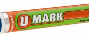 U-MARK Liquid Paint Marker: Blue, Alcohol Base, Fade Resistant, Water Resistant & Xylene-Free, Bullet & Chisel Tip 10102