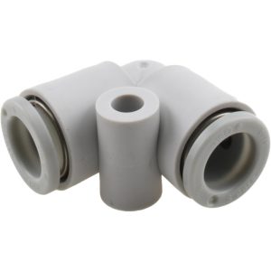 SMC PNEUMATICS Push-to-Connect Push-to-Connect Fitting: Reducing Elbow, 8.00 mm OD KQ2L08-00A