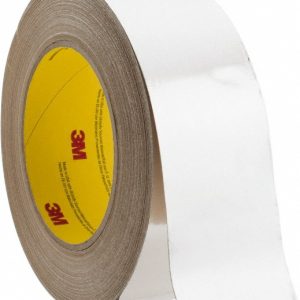 3M Silver Aluminum Foil Tape: 2" Wide, 3.25 mil Thick 7000049613