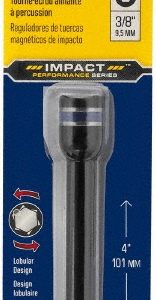 IRWIN Power Screwdriver Bit: Magnetic Nutsetter Bit, 3/8" Hex IWAF34438