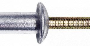 MARSON Structural Blind Rivet: Protruding Head, Stainless Steel Body, Stainless Steel Mandrel MGLP-U6-4-PKT