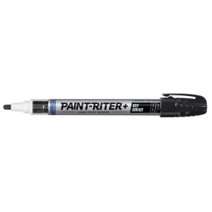 MARKAL Liquid Paint Marker: Black, Bullet Tip 096963