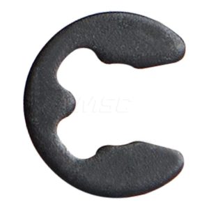 ROTOR CLIP External E Style Retaining Ring: 0.625" Groove Dia, 3/4" Shaft Dia, 1060-1090 Spring Steel, Phosphate Finish SE-74ST PA