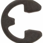 ROTOR CLIP External E Style Retaining Ring: 0.116" Groove Dia, 5/32" Shaft Dia, 1060-1090 Steel, Phosphate Finish E-15ST PA B100