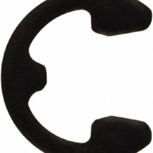 ROTOR CLIP External E Style Retaining Ring: 0.102" Groove Dia, 9/64" Shaft Dia, 1060-1090 Spring Steel, Phosphate Finish SE-14ST PA B100