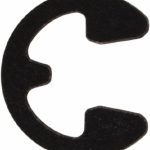 ROTOR CLIP External E Style Retaining Ring: 0.074" Groove Dia, 3/32" Shaft Dia, 1060-1090 Steel, Phosphate Finish E-9ST PA