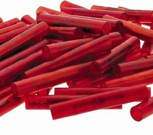 VALUE COLLECTION Butt Splice Terminal: Fully Insulated Nylon, Crimp-On Connection BD-18300