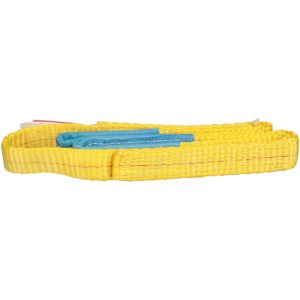 VALUE COLLECTION Flat Eye & Eye, Type 3 Web Sling: 3' Long, Polyester WS-MH-SLNG1-108