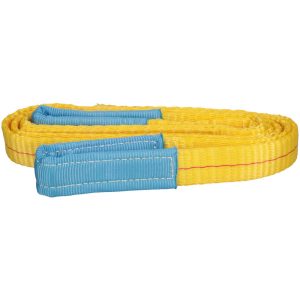 VALUE COLLECTION Flat Eye & Eye, Type 3 Web Sling: 6' Long, Polyester WS-MH-SLNG1-110