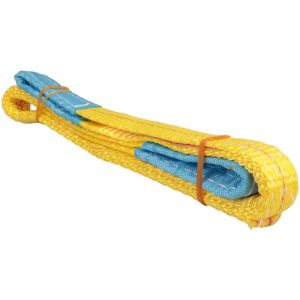 VALUE COLLECTION Flat Eye & Eye, Type 3 Web Sling: 3' Long, Polyester WS-MH-SLNG1-129