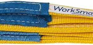 VALUE COLLECTION Flat Eye & Eye, Type 3 Web Sling: 4' Long, Polyester WS-MH-SLNG1-130