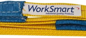 VALUE COLLECTION Flat Eye & Eye, Type 3 Web Sling: 3' Long, Polyester WS-MH-SLNG1-136