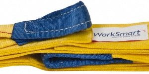 VALUE COLLECTION Flat Eye & Eye, Type 3 Web Sling: 10' Long, Polyester WS-MH-SLNG1-140