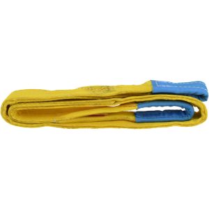 VALUE COLLECTION Flat Eye & Eye, Type 3 Web Sling: 6' Long, Polyester WS-MH-SLNG1-147