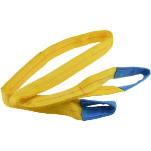 VALUE COLLECTION Twisted Eye & Eye, Type 4 Web Sling: 6' Long, Polyester WS-MH-SLNG1-209