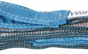 VALUE COLLECTION Flat Eye & Eye, Type 3 Web Sling: 6' Long, Polyester WS-MH-SLNG1-235