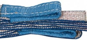 VALUE COLLECTION Flat Eye & Eye, Type 3 Web Sling: 7' Long, Polyester WS-MH-SLNG1-236