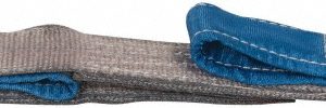 VALUE COLLECTION Flat Eye & Eye, Type 3 Web Sling: 6' Long, Polyester WS-MH-SLNG1-248