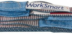 VALUE COLLECTION Flat Eye & Eye, Type 3 Web Sling: 3' Long, Polyester WS-MH-SLNG1-275