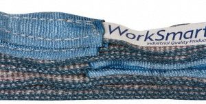 VALUE COLLECTION Flat Eye & Eye, Type 3 Web Sling: 5' Long, Polyester WS-MH-SLNG1-277