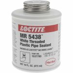 LOCTITE Threadlocker: White, 16 oz, Can 1537780