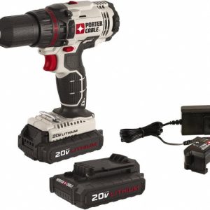 PORTER-CABLE Cordless Drill: 20V, 1/2" Chuck PCC601LB