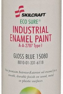 ABILITYONE Enamel Spray Paint: Blue, Gloss, 16 oz 8010013316118