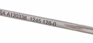 ALVORD POLK Chucking Reamer: 0.1245", Straight, Straight-Cylindrical, Cobalt Steel 28196